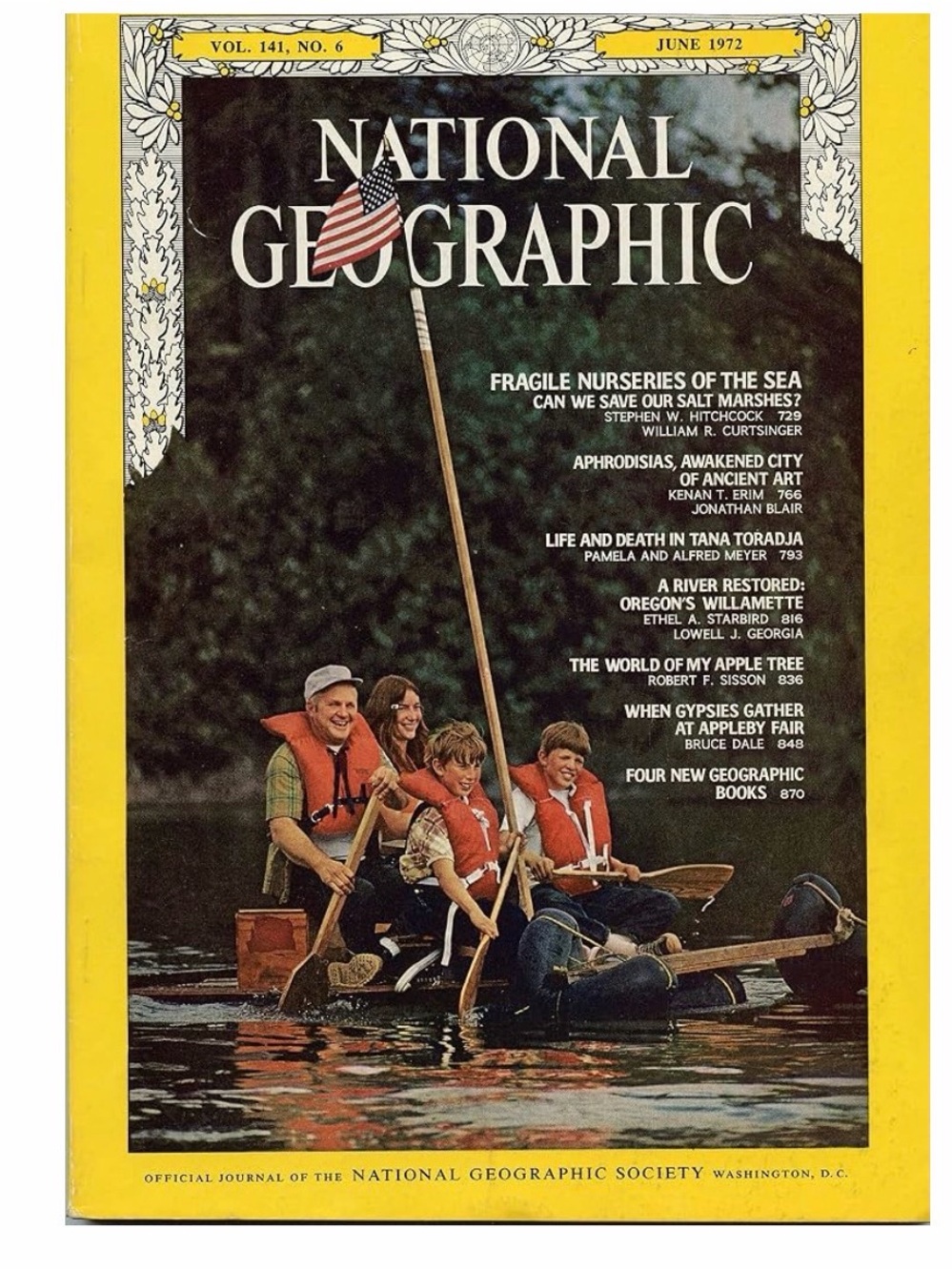 National Geographic June 1972 Vintage Magazine